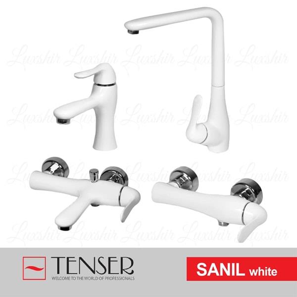 ست شیرالات تنسر مدل سانیل سفید